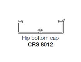 Eurocell Hip Bottom Cap ( CRS8012 )